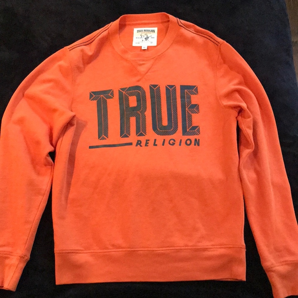 True Religion Sweater - Orange